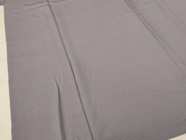 平和屋着物*夏物 色無地 絽 桔梗鼠色 正絹 逸品 AABF6806jd