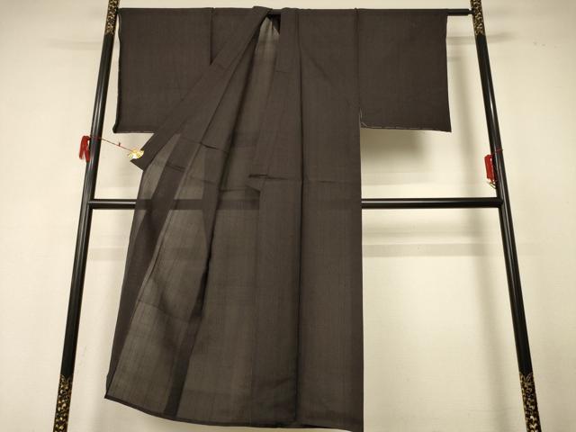 平和屋着物*夏物 男性 紗紬 変わり縞 正絹 逸品 未使用 AABF6854jd