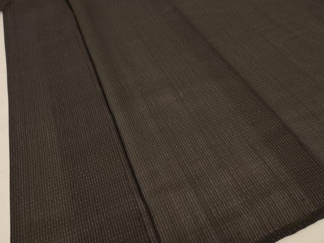 平和屋着物*夏物 男性 紗紬 変わり縞 正絹 逸品 未使用 AABF6854jd