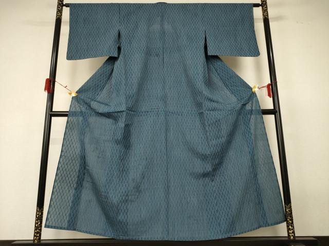 平和屋着物*夏物 紗紬 立涌文様 正絹 逸品 AABF6890jd
