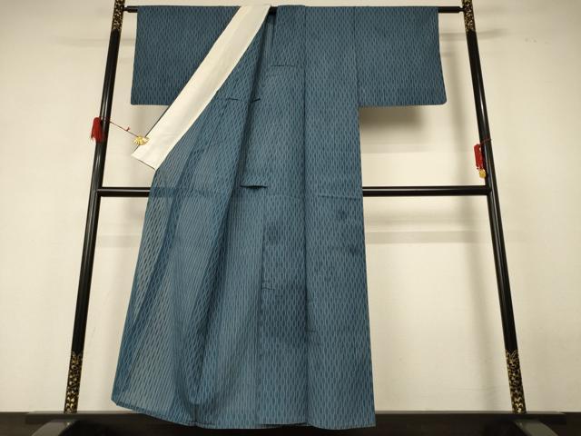 平和屋着物*夏物 紗紬 立涌文様 正絹 逸品 AABF6890jd