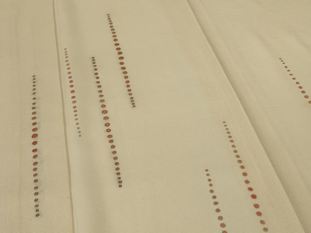 平和屋着物*夏物 訪問着 絽 丸文 銀彩 正絹 逸品 AABF6895jd