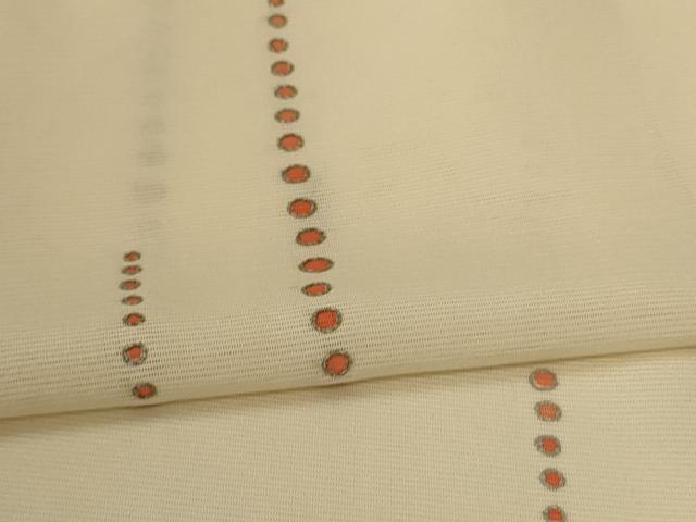 平和屋着物*夏物 訪問着 絽 丸文 銀彩 正絹 逸品 AABF6895jd