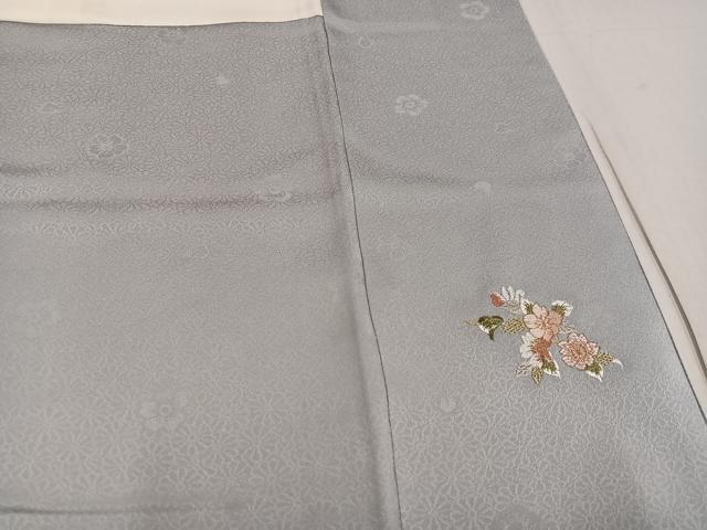 平和屋着物●訪問着 花地紋 暈し染め 正絹 逸品 AABF6968ph