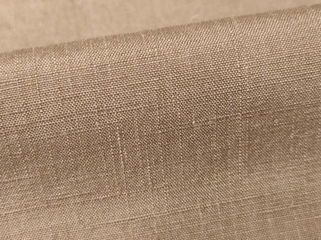 平和屋着物●結城紬 色無地 梅染色 やまと誂製 龍田屋 証紙付き 正絹 逸品 AABF7016ck