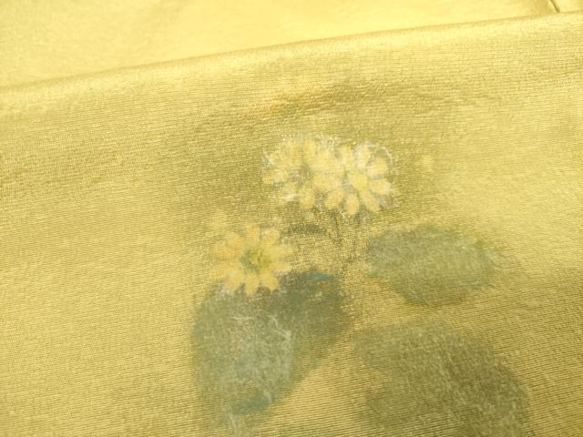 平和屋着物●訪問着 手描き 花菖蒲 暈し染め 正絹 逸品 AABF7018ck