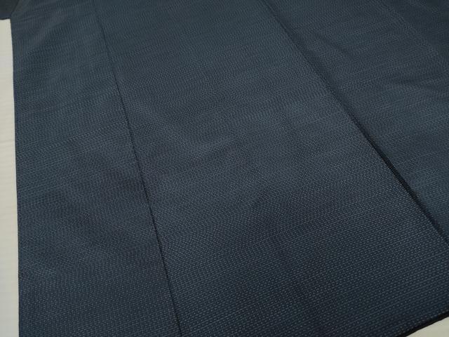 平和屋着物●男性 本場大島紬 アンサンブル 長襦袢(袷)セット 格子 正絹 逸品 AABF7034ck