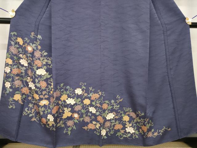 平和屋着物●訪問着 花唐草文 金彩 正絹 逸品 AABF7035ck