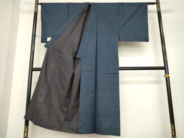 平和屋着物●男性 本場大島紬 アンサンブル 100亀甲 手織り 総詰め 証紙付き 正絹 逸品 AABF7043ck