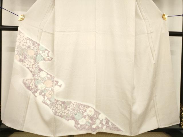 平和屋着物●訪問着 辻が花 駒刺繍 正絹 逸品 AABF7064ck