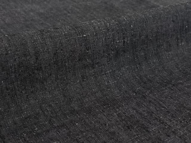 平和屋着物▽本場結城紬 重要無形文化財 単衣 霞文 正絹 逸品 AABF7090jh