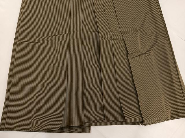 平和屋着物●男性 本場神代仙台平 馬乗り袴 縞 正絹 逸品 AABF8146ph