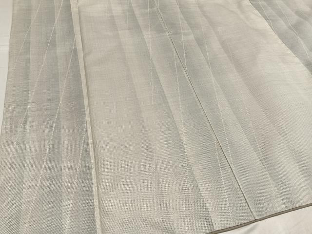 平和屋着物●本場大島紬 白大島 カタス9マルキ 間道 正絹 逸品 AABF8156ph