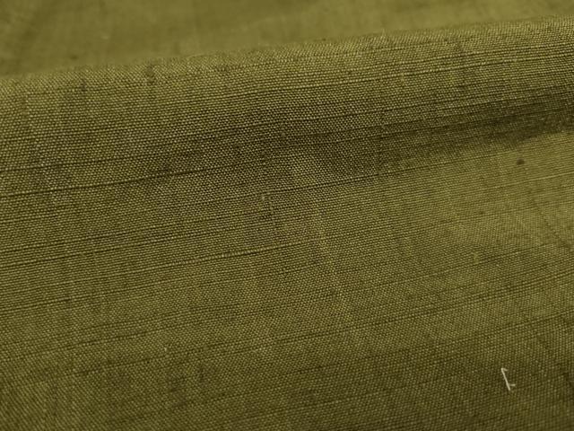 平和屋着物●男性 紬 アンサンブル 色無地 璃寛茶色 正絹 逸品 AABF8165ck