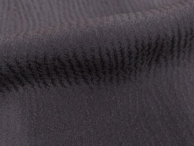 平和屋着物●色無地 黒紅色 洗える着物 AABF8194ck