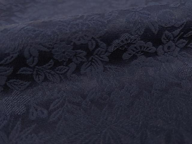 平和屋着物●藍染工房・こんや 全国阿波藍染染織作家協会会員 松本輝夫 色無地 黒紅色 ますいわ屋扱い ロング丈 正絹 逸品 AABF8197ck