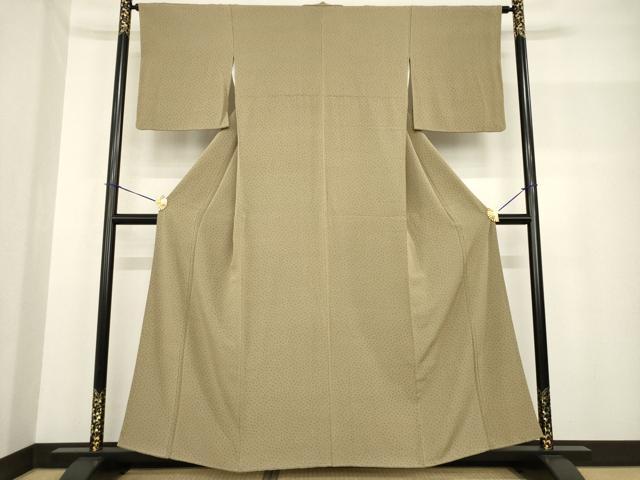 平和屋着物●上質な小紋 小花文 正絹 逸品 AABF8201ck
