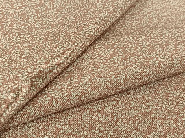 平和屋着物▽上質な小紋 単衣 南天 反端付き 正絹 逸品 AABF8281jh