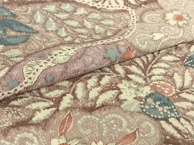 平和屋着物▽上質な小紋 単衣 辻が花 正絹 逸品 AABF8318jh