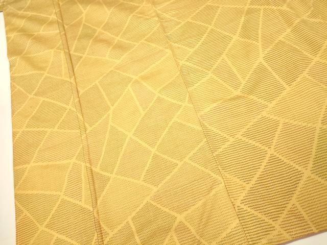 平和屋着物■上質な紬 切り嵌め文様 正絹 逸品 未使用 AABF8378fw