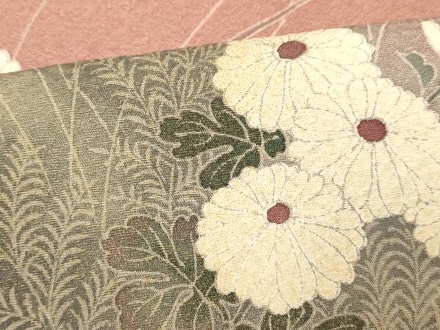 平和屋着物■訪問着 花鳥籬文 暈し染め 金彩 正絹 逸品 AABF8386fw