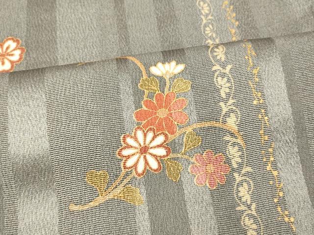 平和屋着物■訪問着 枝花間道 金彩 正絹 逸品 AABF8491fw