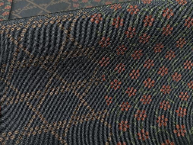 平和屋着物■上質な小紋 花間道 正絹 逸品 AABF8646oa