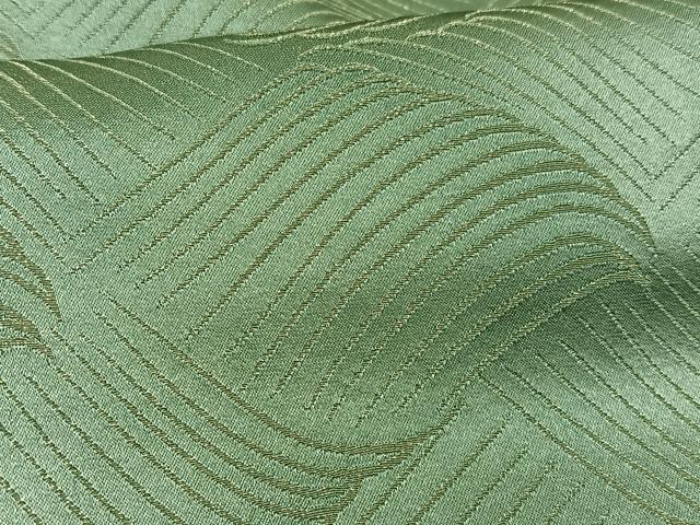 平和屋着物■上質な小紋 立波文 金糸 正絹 逸品 AABF8647oa