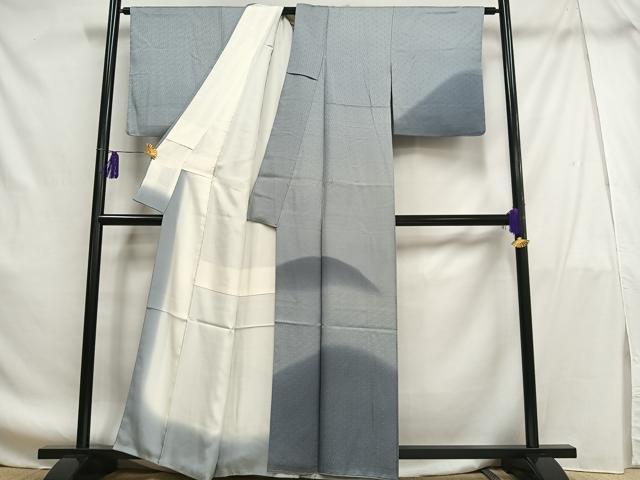 平和屋着物■訪問着 紗綾型地紋 暈し染め 正絹 逸品 AABF8649oa