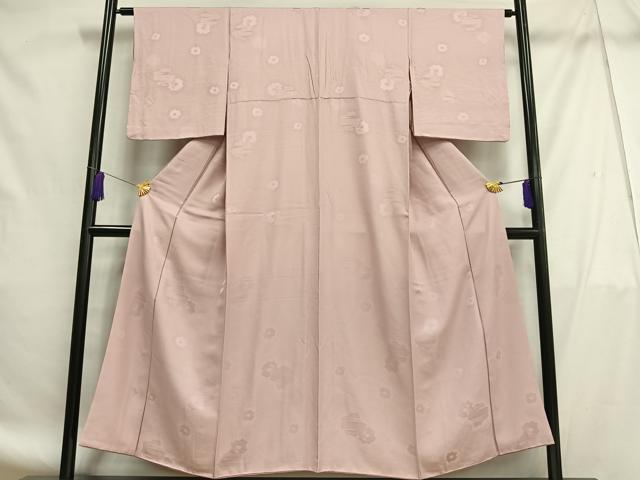 平和屋着物■上質な色無地 舞花地紋 虹色 正絹 逸品 AABF8675oa