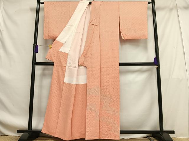 平和屋着物■訪問着 絞り 青海波地紋 正絹 逸品 AABF8701oa