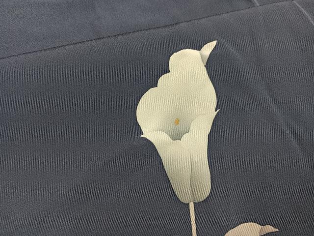 平和屋着物●訪問着 草花文 カラー 暈し染め 正絹 逸品 未使用 AABF8747ph