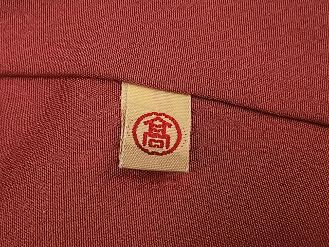平和屋着物●上質な小紋 型染め 花鳥文 鬼しぼ縮緬 高島屋扱い 正絹 逸品 AABF8750ph