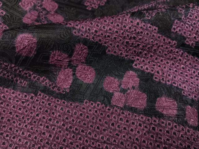 平和屋着物●豪華振袖 絞り 花尽くし 正絹 逸品 AABF8778ph
