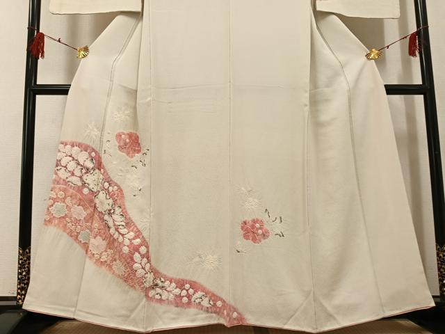 平和屋着物●訪問着 辻が花 絞り 正絹 逸品 AABF8796ph
