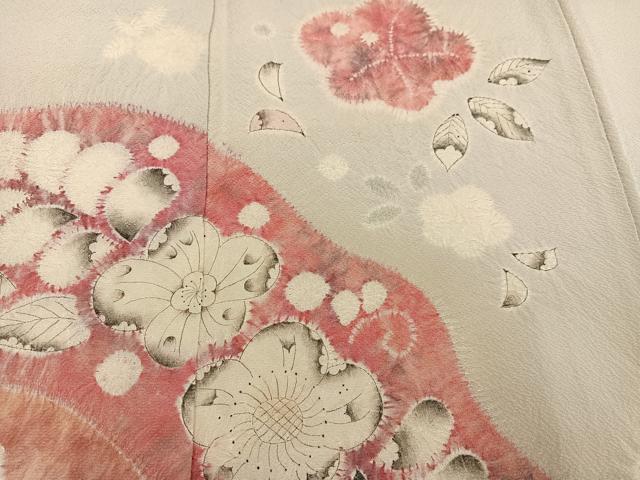 平和屋着物●訪問着 辻が花 絞り 正絹 逸品 AABF8796ph