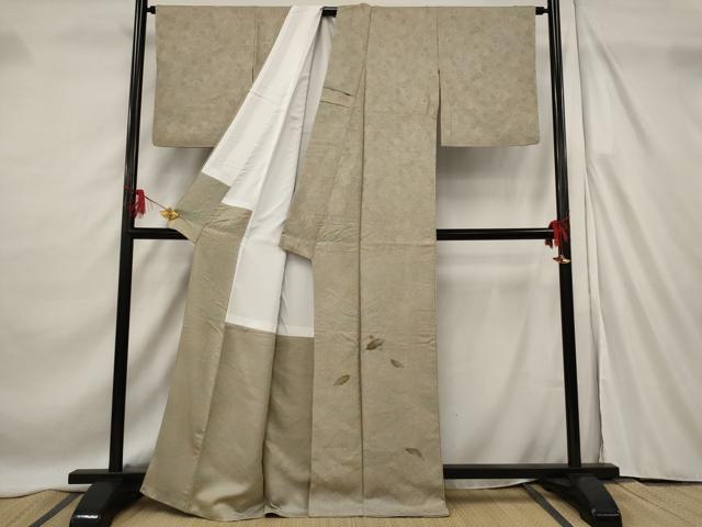 平和屋着物■色留訪問着 作家物 舞葉文 暈し染め 金彩 正絹 逸品 AABF8803st