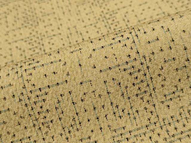 平和屋着物■上質なお召 花繋ぎ 正絹 逸品 AABF8893st
