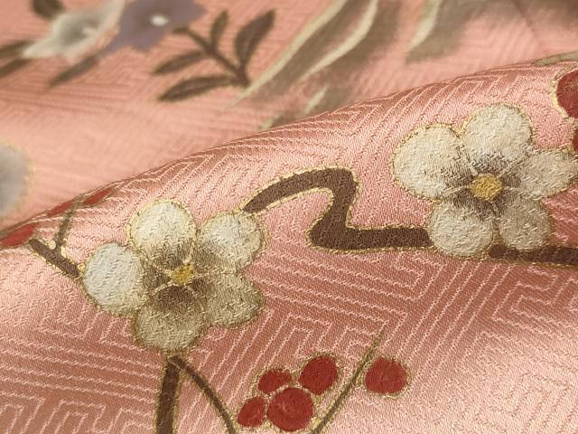 平和屋着物■訪問着 立波花松文 暈し染め 金彩 正絹 逸品 AABF8914st