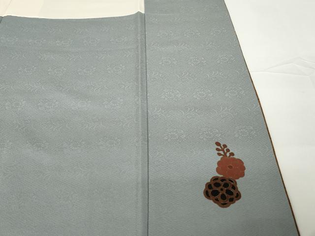 平和屋着物●訪問着 吉祥花蝶文 正絹 逸品 AABF9001ck