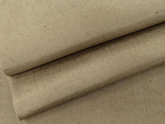 平和屋着物●男性 紬 色無地 生壁色 キングサイズ 正絹 逸品 AABF9078cs