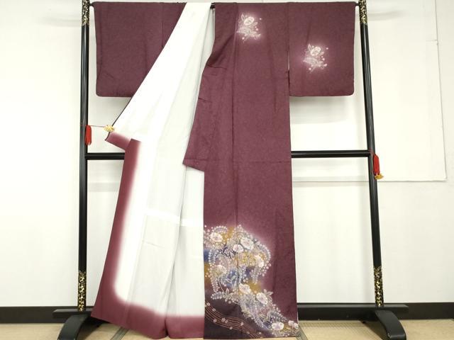 平和屋着物●訪問着 辻が花 暈し染め 正絹 逸品 AABF9095cs