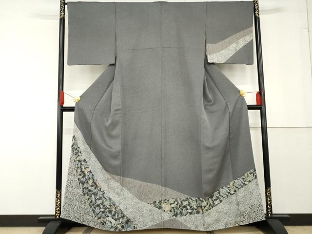 平和屋着物●訪問着 更紗花文 正絹 逸品 AABF9119cs