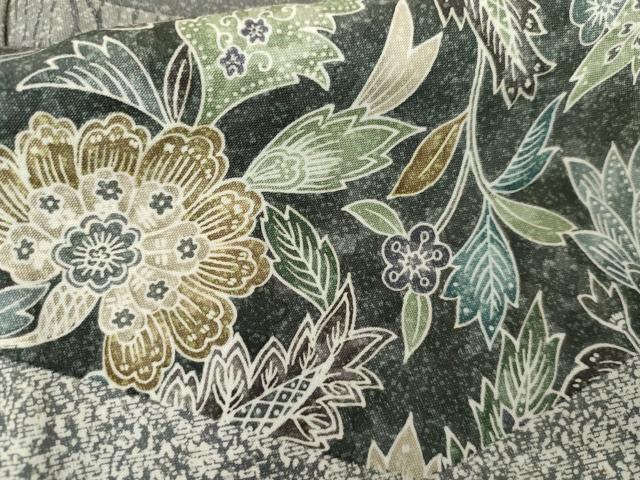 平和屋着物●訪問着 更紗花文 正絹 逸品 AABF9119cs