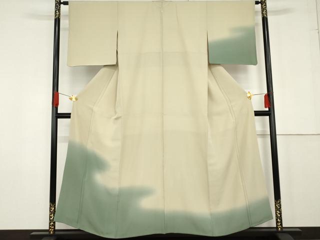 平和屋着物●訪問着 霞文 暈し染め 正絹 逸品 AABF9129cs