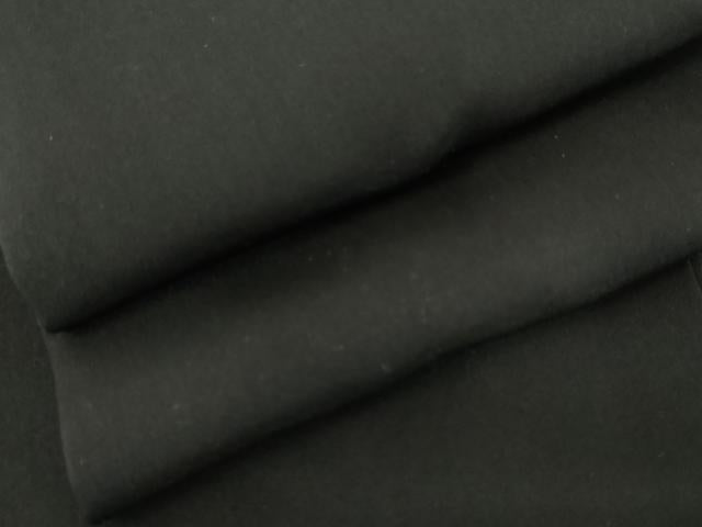 平和屋着物●男性 黒紋付 正絹 逸品 AABF9150cs