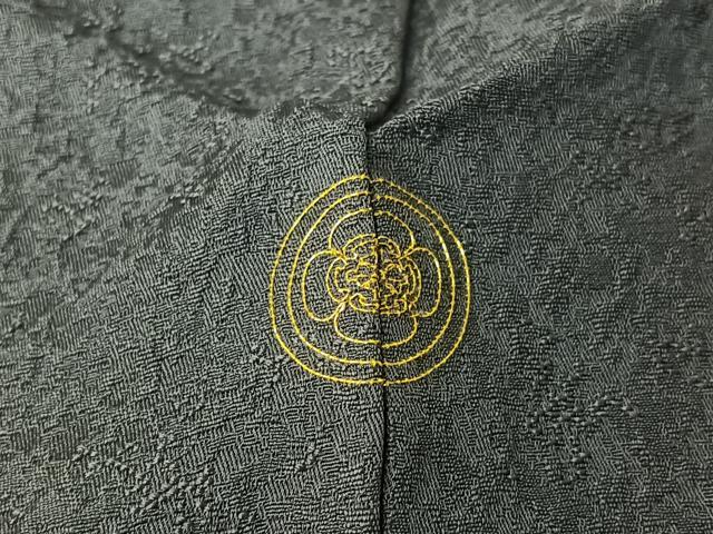 平和屋着物▽訪問着 単衣 絞り 刺繍 芝花文 正絹 逸品 AABF9191jh