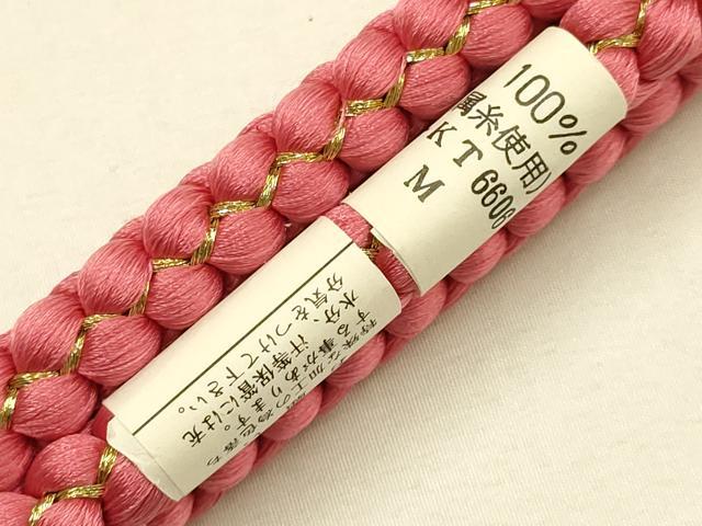平和屋本店●和装小物 帯締め・帯揚げセット 総絞り 草花文 金糸 金彩 正絹 逸品 未使用品あり AABF9378ay