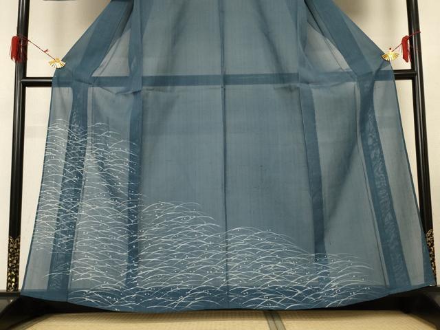平和屋着物*夏物 絹芭蕉 訪問着 露芝文 正絹 逸品 AABF9402jd