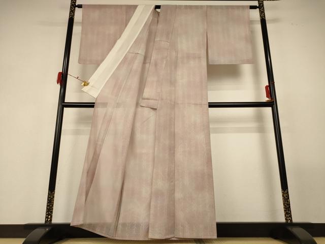 平和屋着物*夏物 訪問着 紗 芝文 暈し染め 正絹 逸品 AABF9426jd
